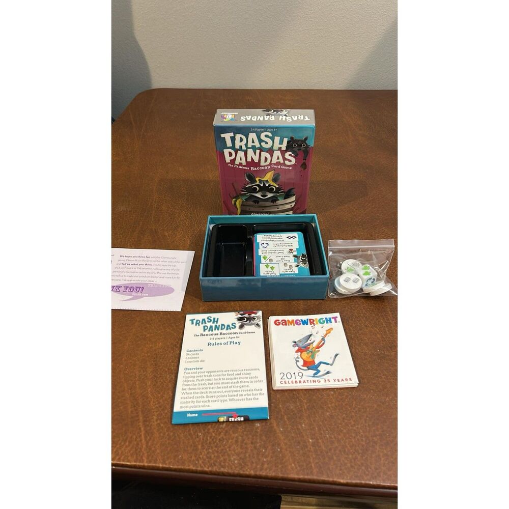 Trash Pandas Board game  Gamewright  Card game